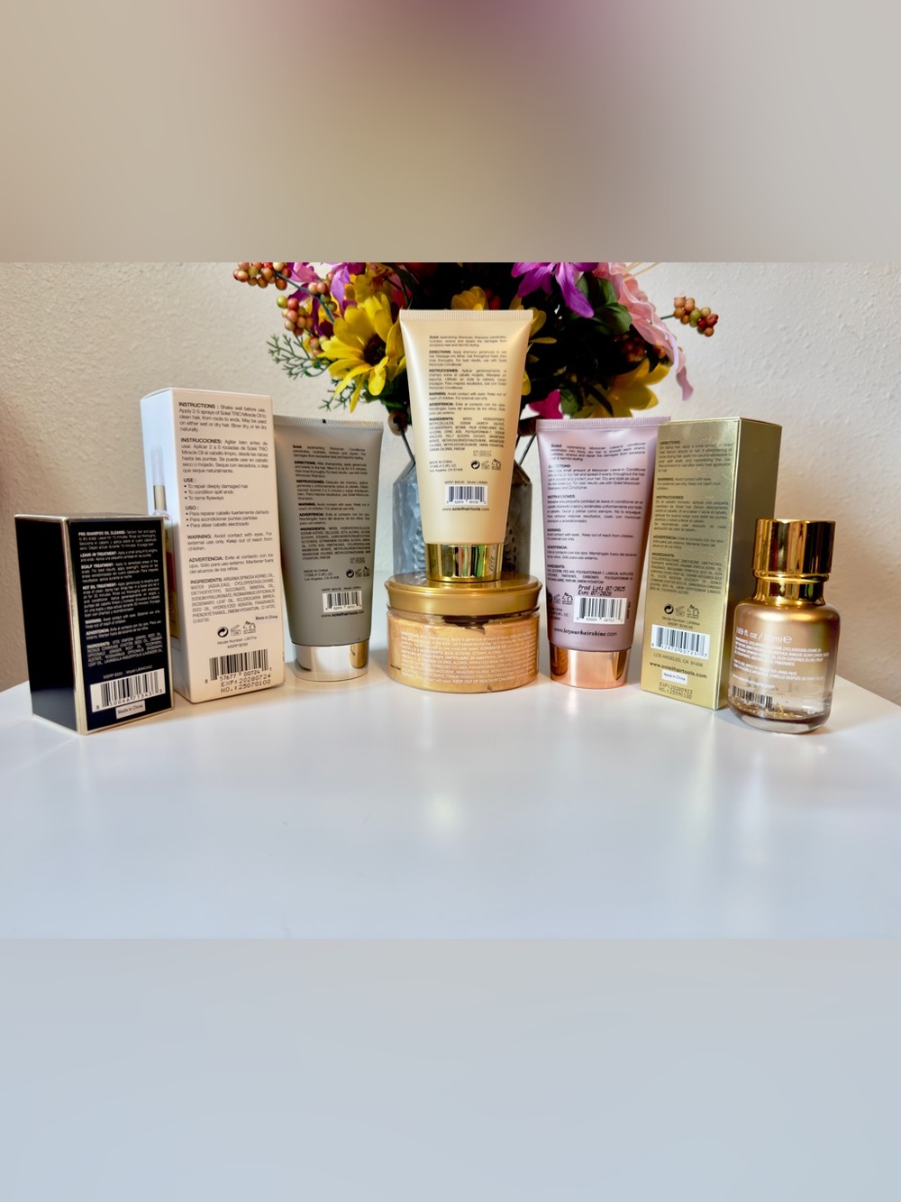 SOLEIL Professional Moroccan & 24K Hair Care Set - Picture 2 of 9